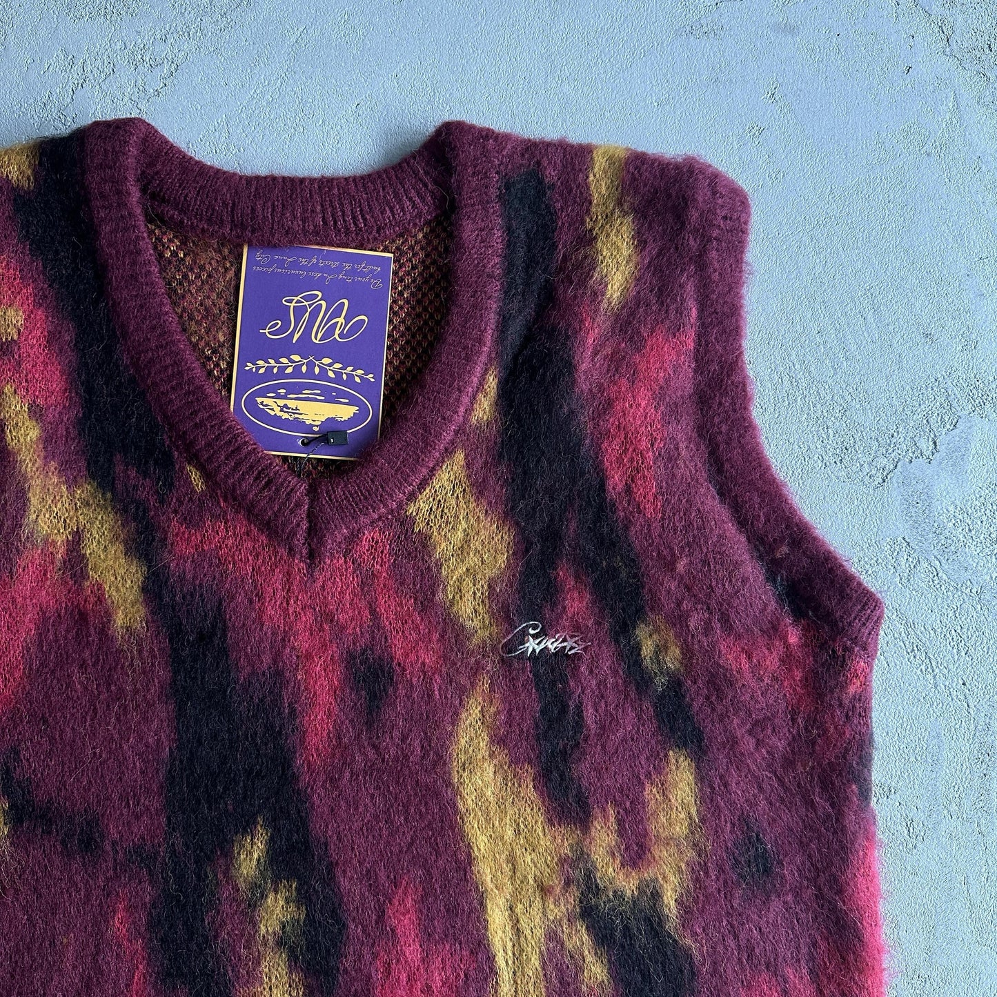 Gilet pull sans manches Corteiz Mohair