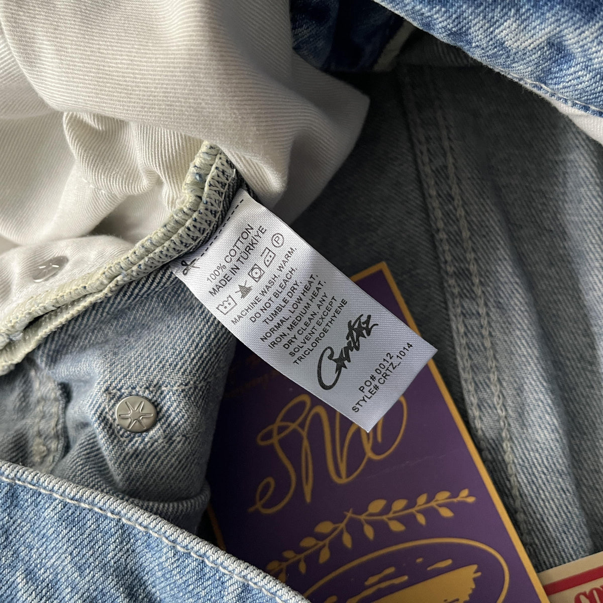 Jeans in denim Corteiz
