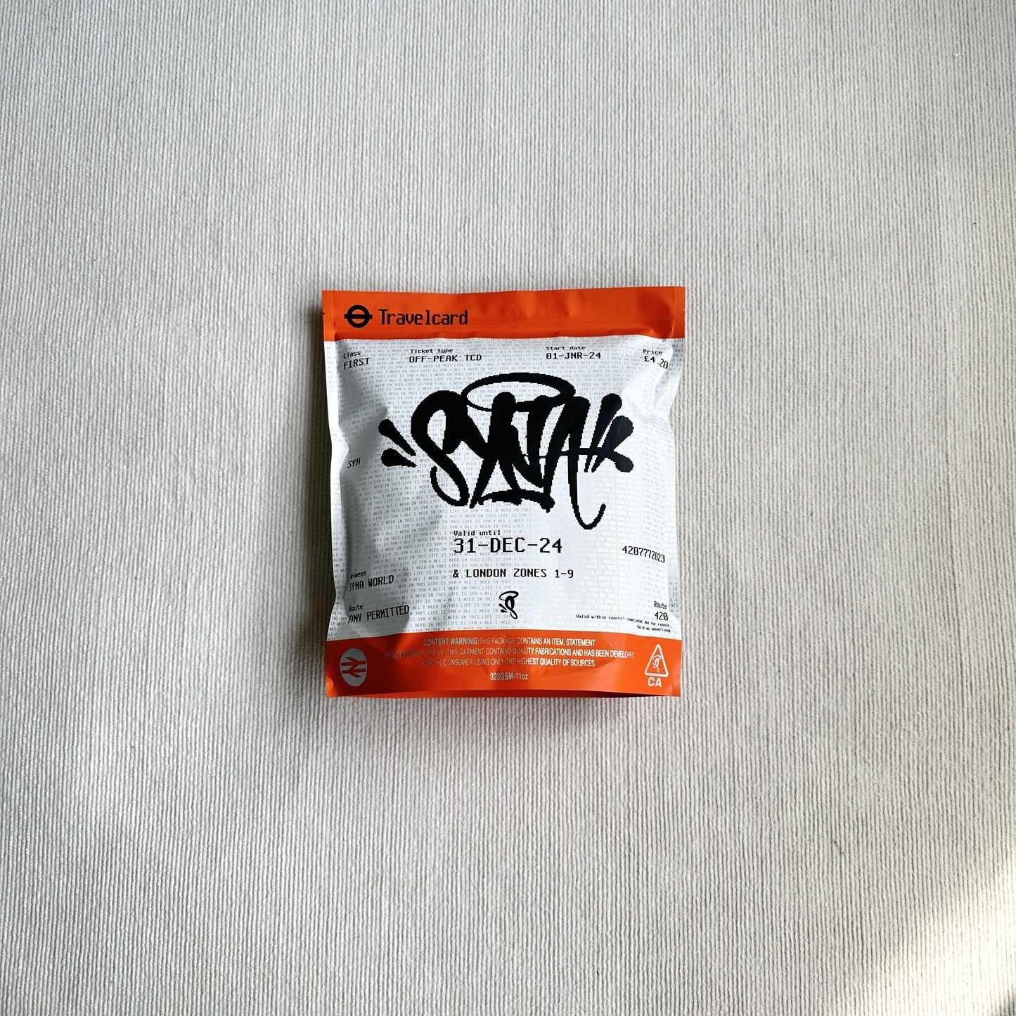 L'équipe des survêtements Synaworld