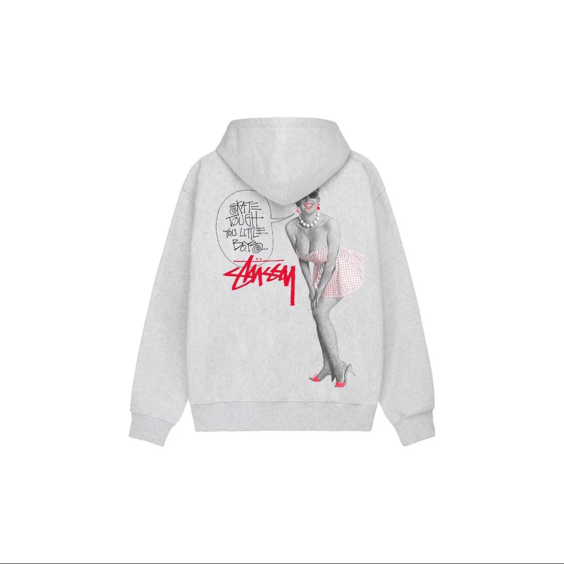 Felpa con cappuccio vintage Stussy