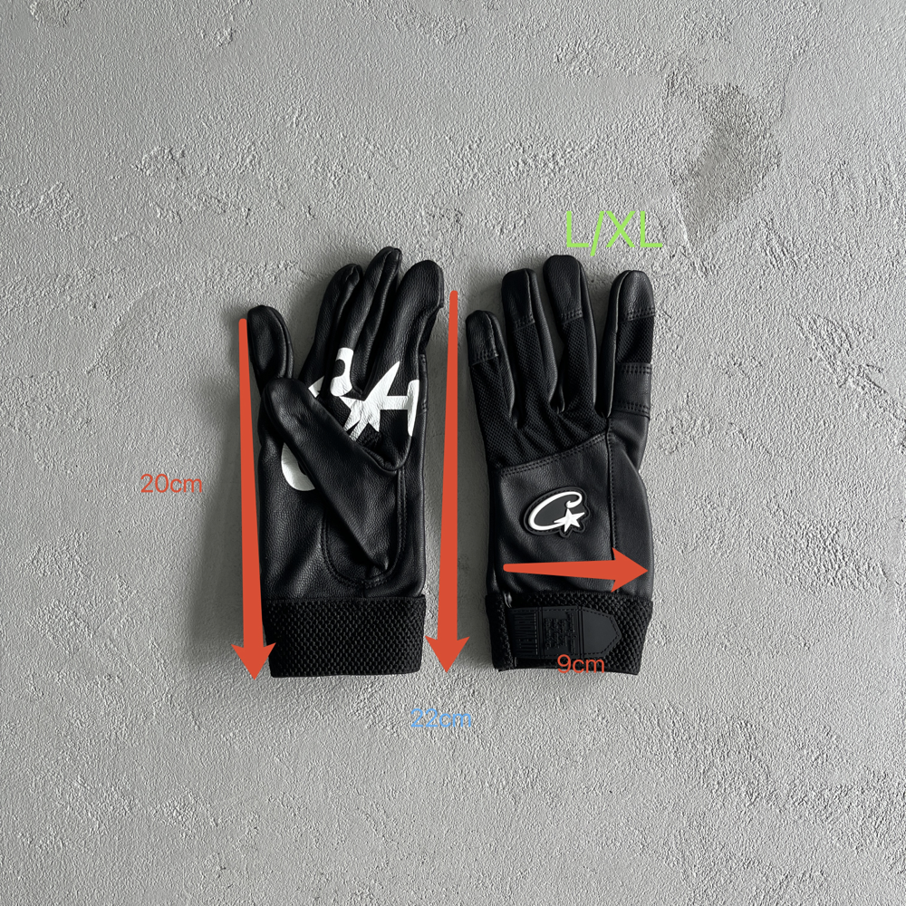 Gants en cuir Corteiz