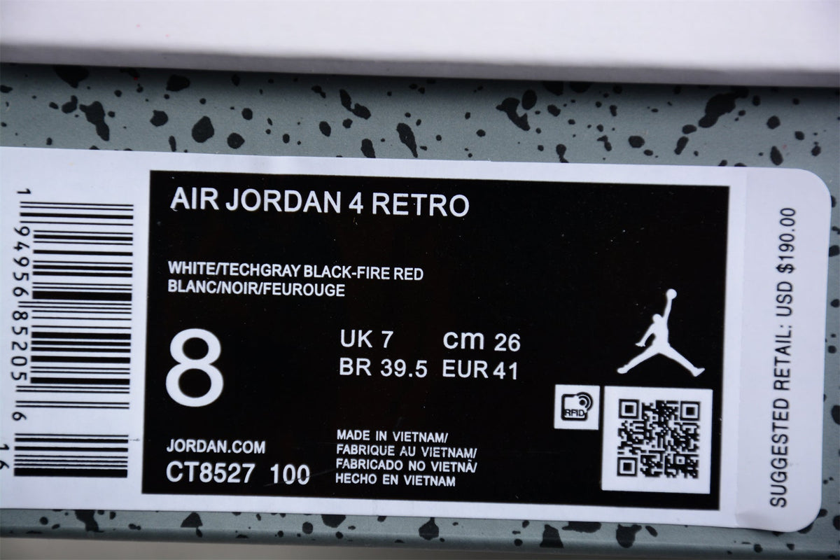 AIR JORDAN 4 "WHITE OREO"
