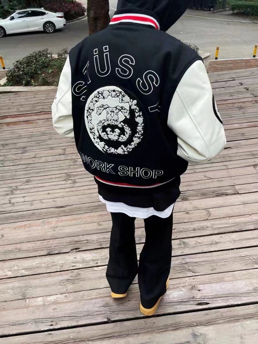 Veste universitaire Denim Tears x Stussy x Our Legacy