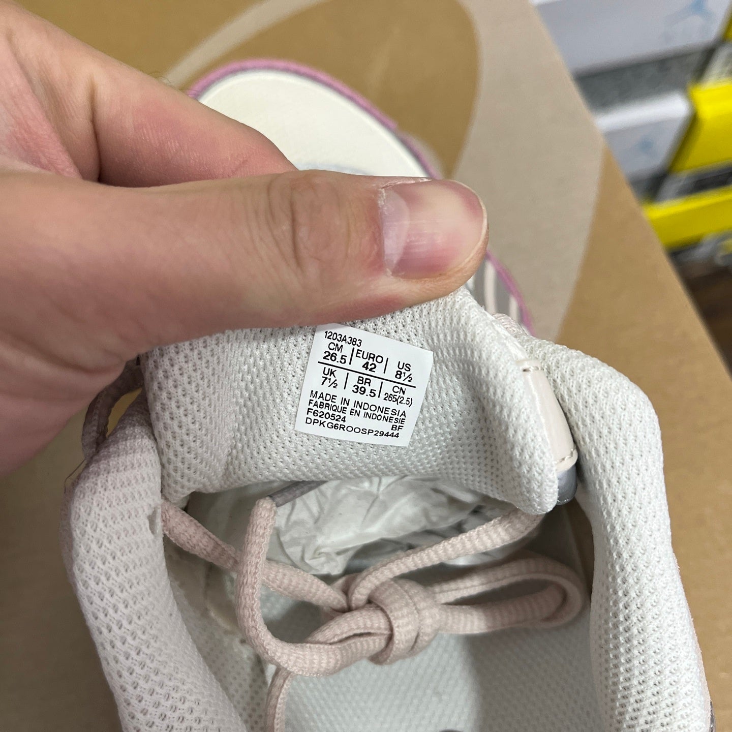 ASICS Gel-NYC Crème et Beige Minéral