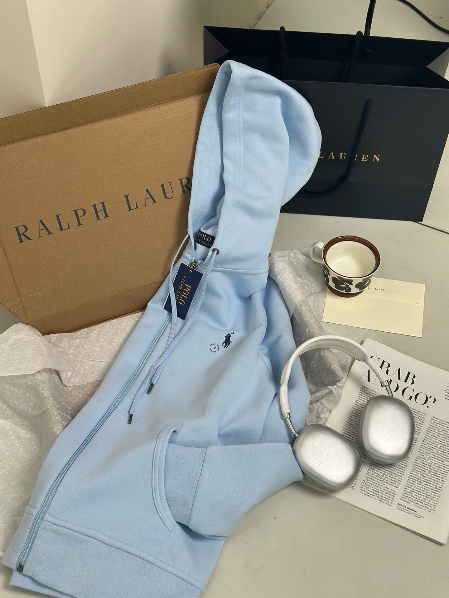 Sweat à capuche zippé Ralph Lauren