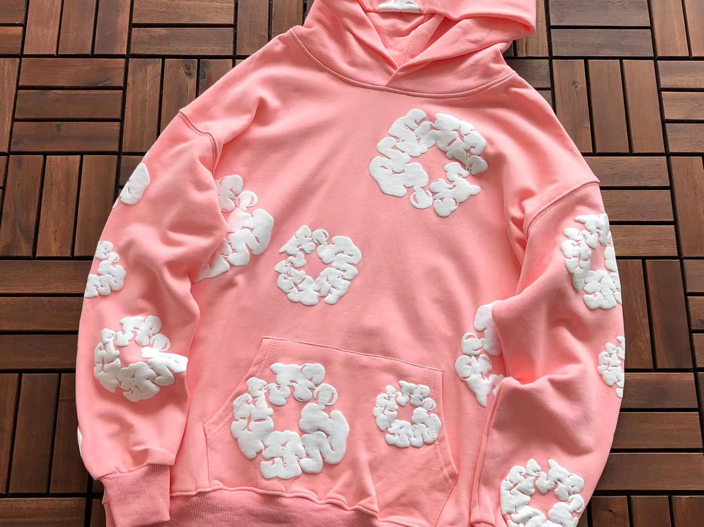Denim Tears Sudadera con Capucha Algodón Wreath