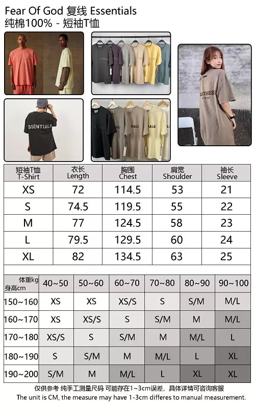 FOG X Essentials 22FW Damen-T-Shirt