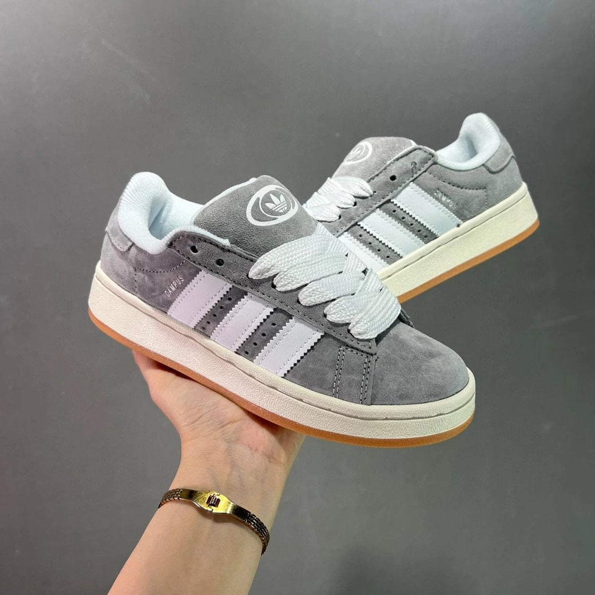 Adidas Campus Gris/Blanco