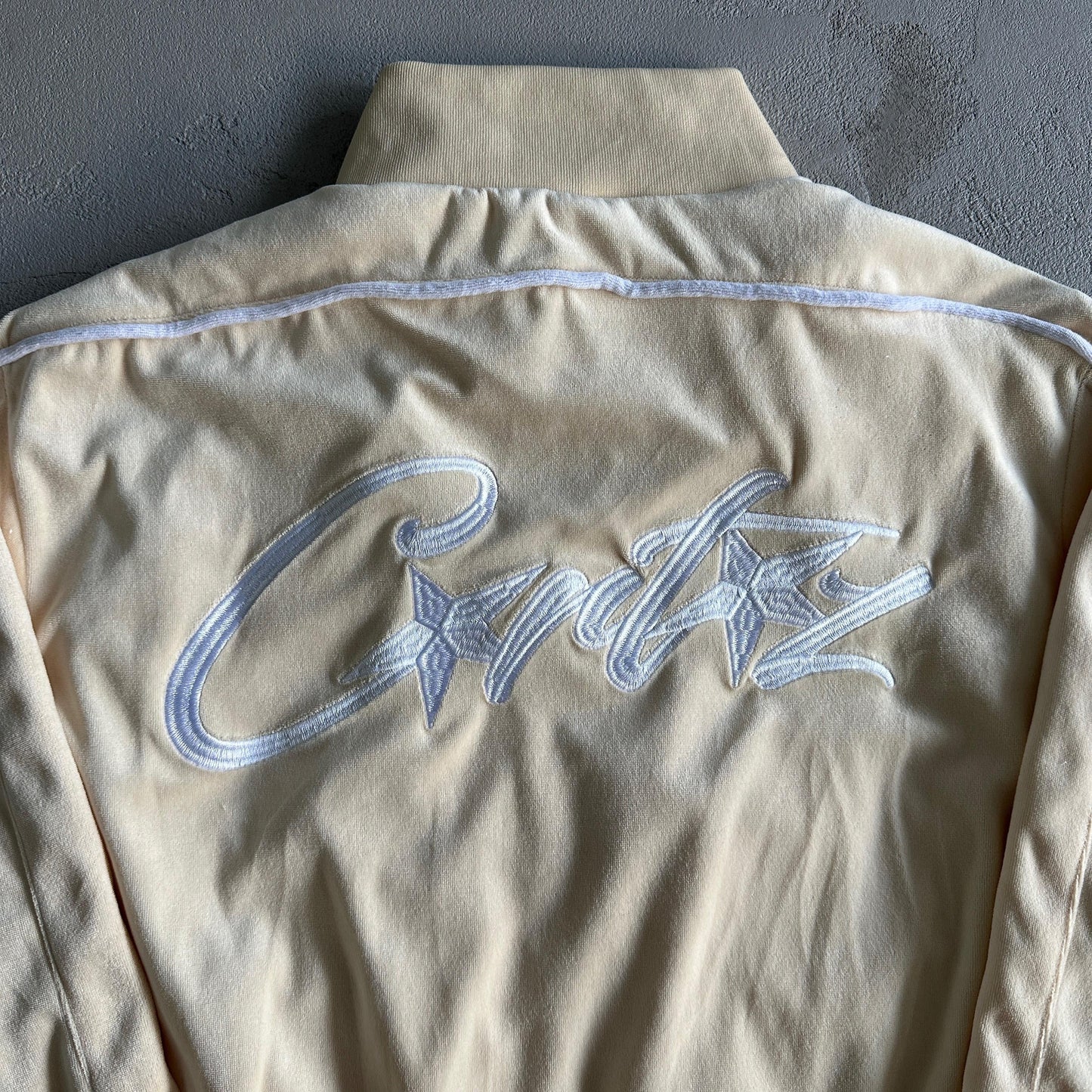 Veste en Velours Corteiz Crème