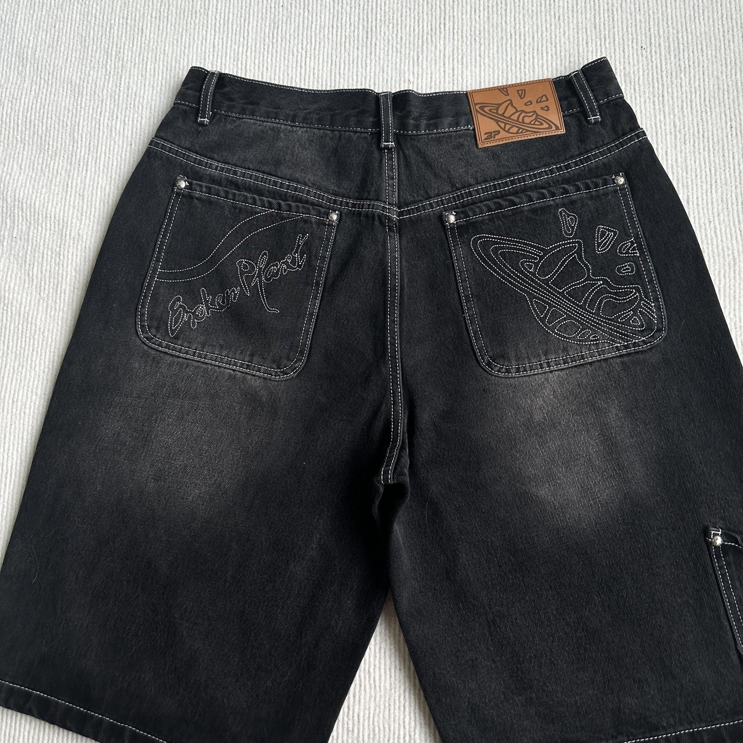 Short en jean Broken P