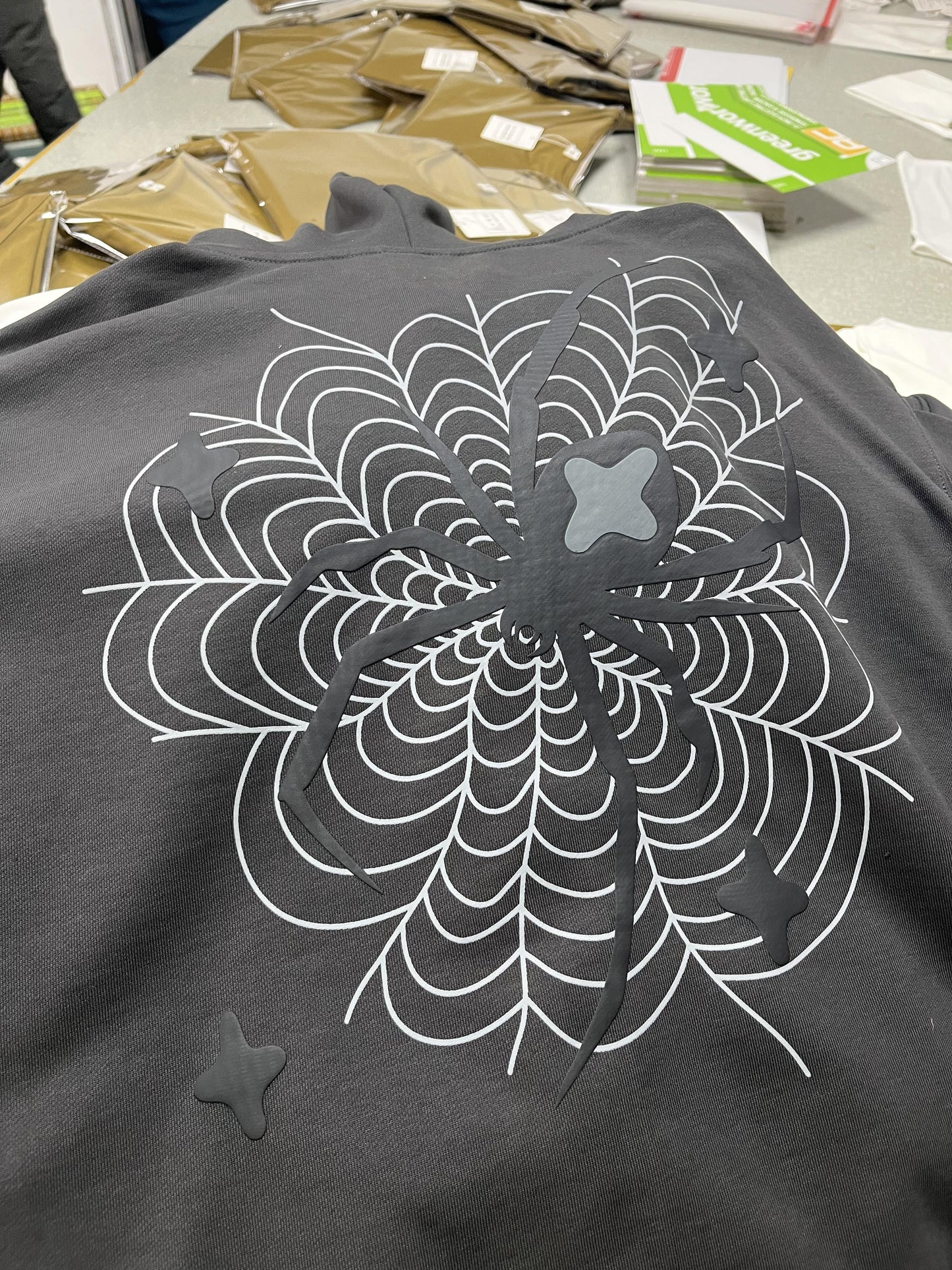 Sweat à capuche zippé Broken P Spider