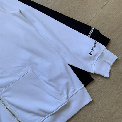 Sweat à capuche zippé Chrome Hearts
