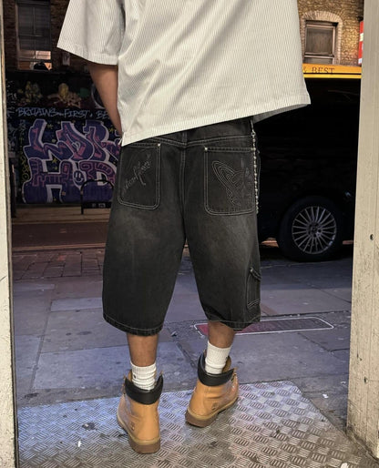 Short en jean Broken P