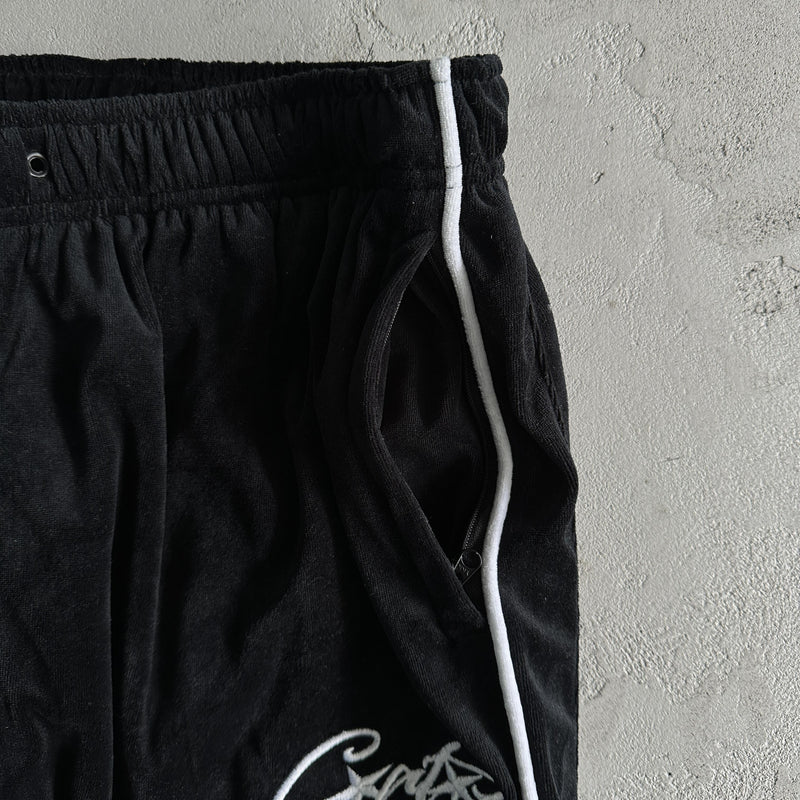 Corteiz Velvet Pant Black