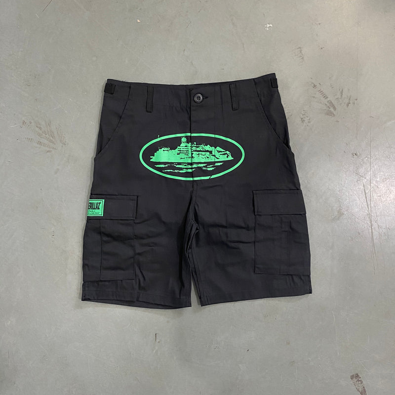 Corteiz Alcatraz Cargo Shorts v1:1