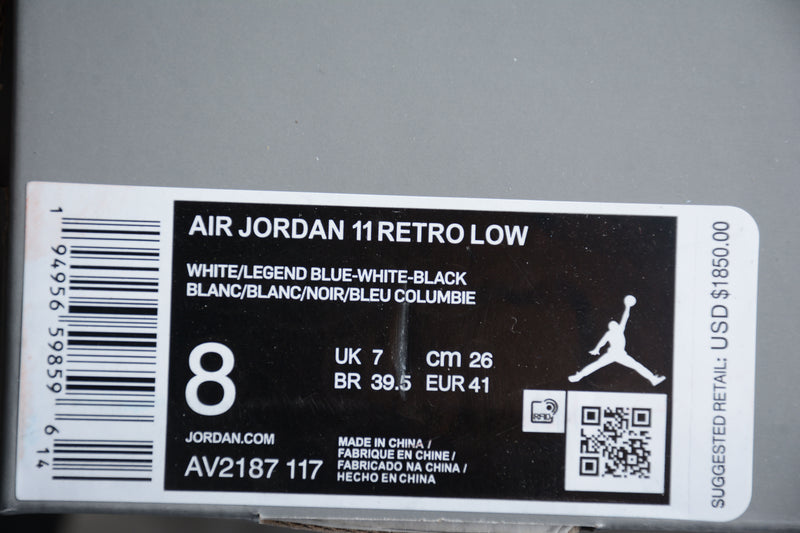 Air Jordan  11 Low "Legend Blue"