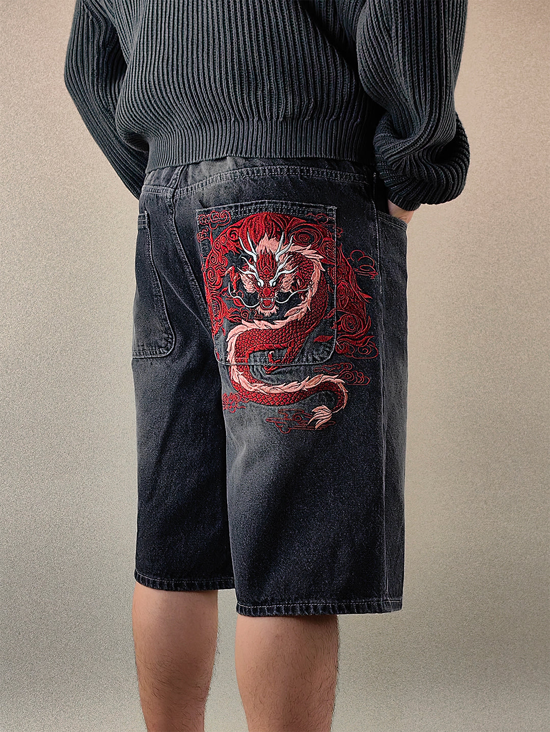 Short en jean Mobius