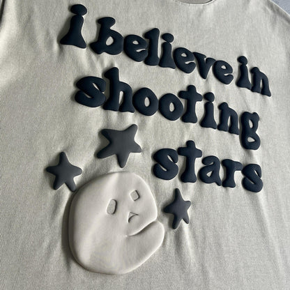 T-shirt cassé « I Believe In Shooting Stars »