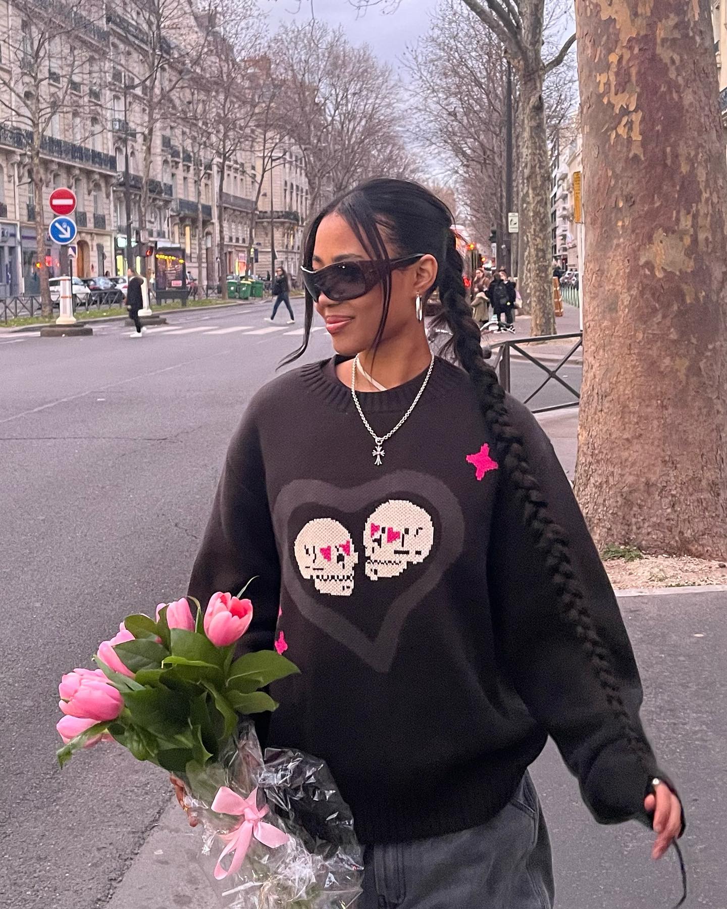 Pull Cœur-Crâne Cassé