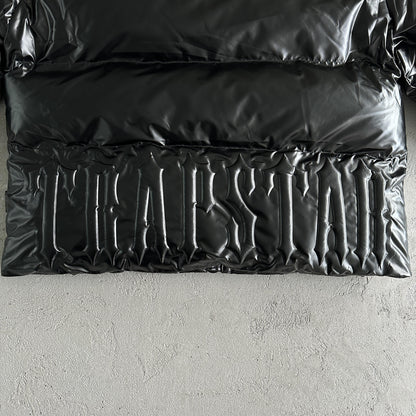 Chaqueta acolchada Trapstar Irongate con relieve negra