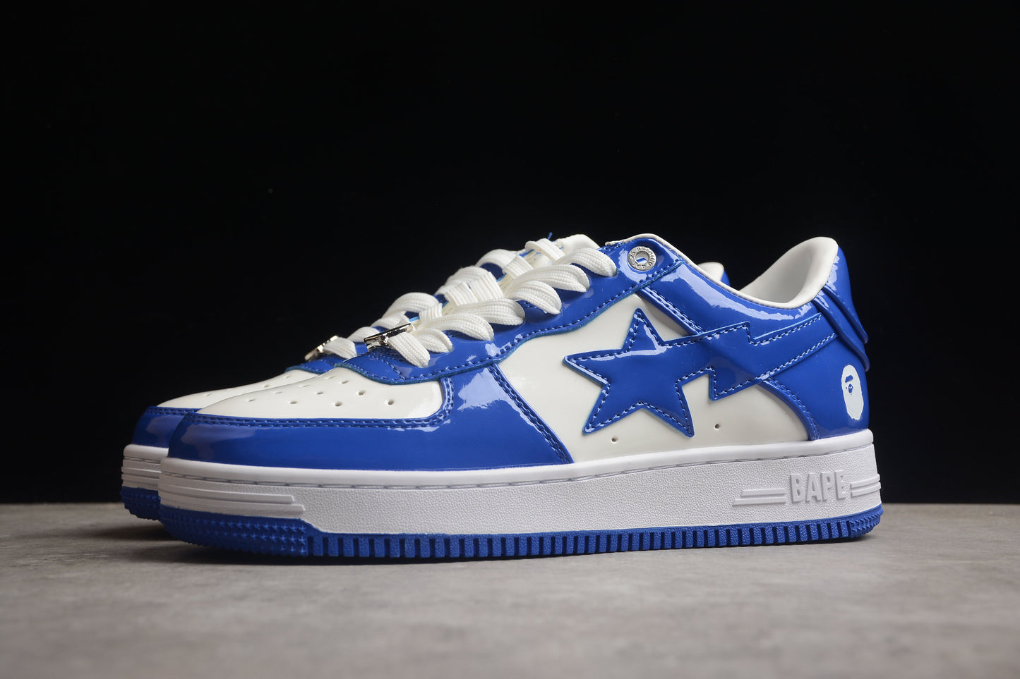 Bape Sta Kentucky en cuir verni