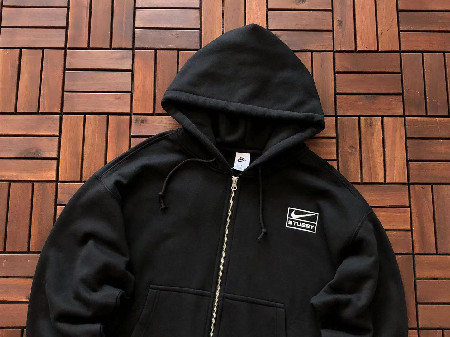 Sweat à capuche zippé Nike x Stussy