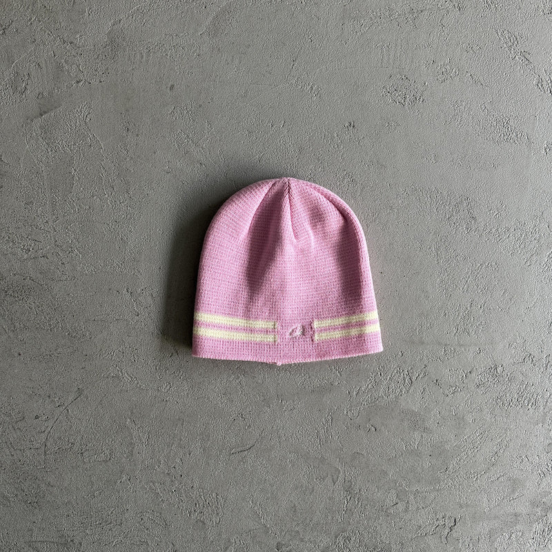 Corteiz Knit Stripe Beanie -Pink