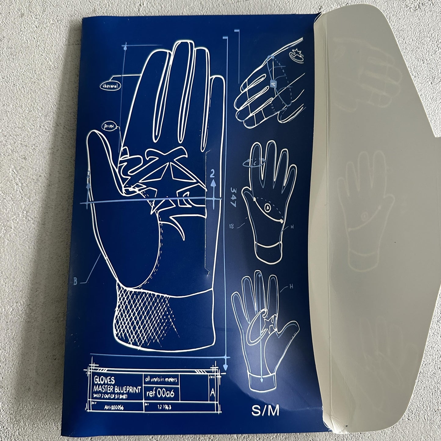 Gants en cuir Corteiz