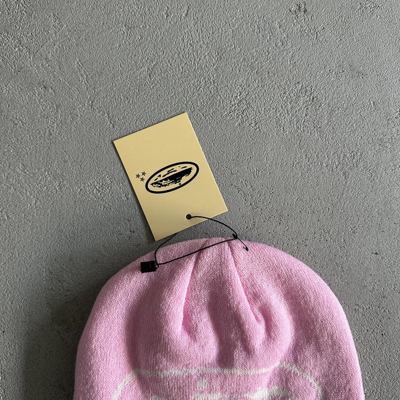 Corteiz Demon Beanie- Beige Hat