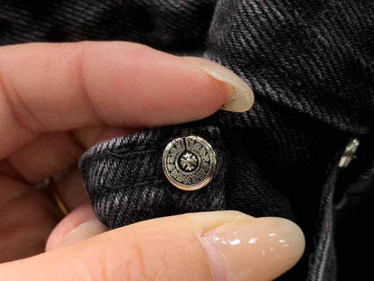 Shorts en jean Chrome Hearts