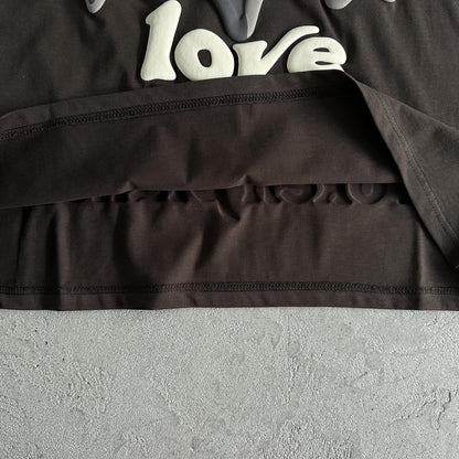 T-shirt Amour Cœur Brisée - Mocha