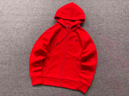 Felpa con cappuccio e zip basic Ralph Lauren