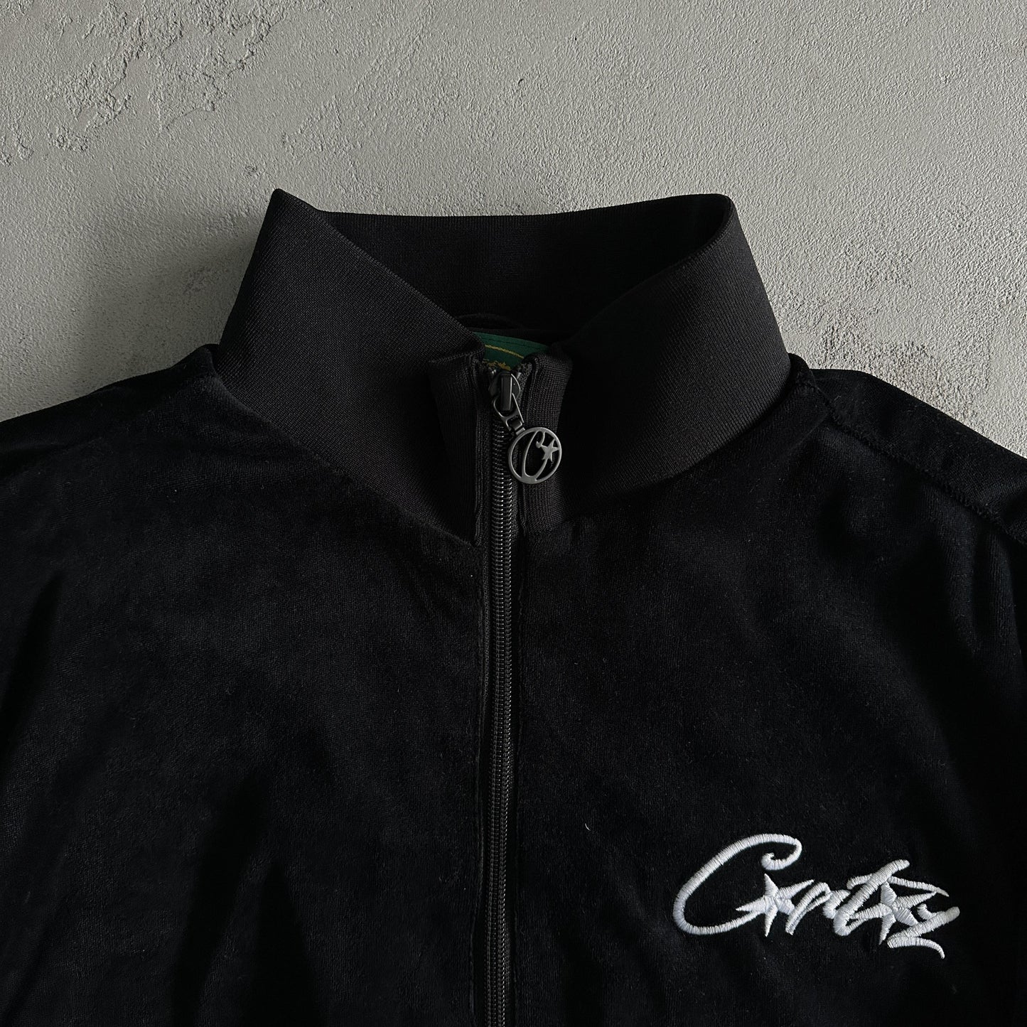 Veste en velours Corteiz noire