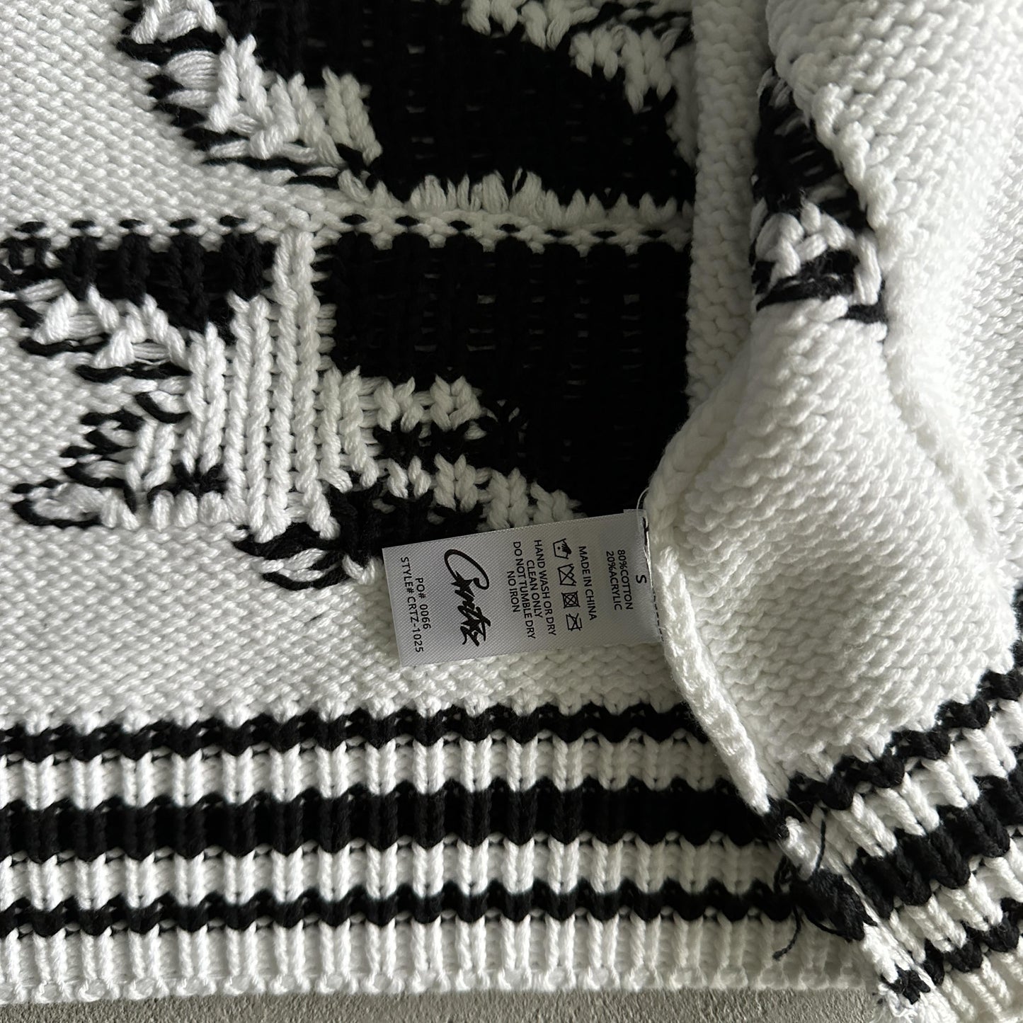 Pull Jacquard en Maille Corteiz