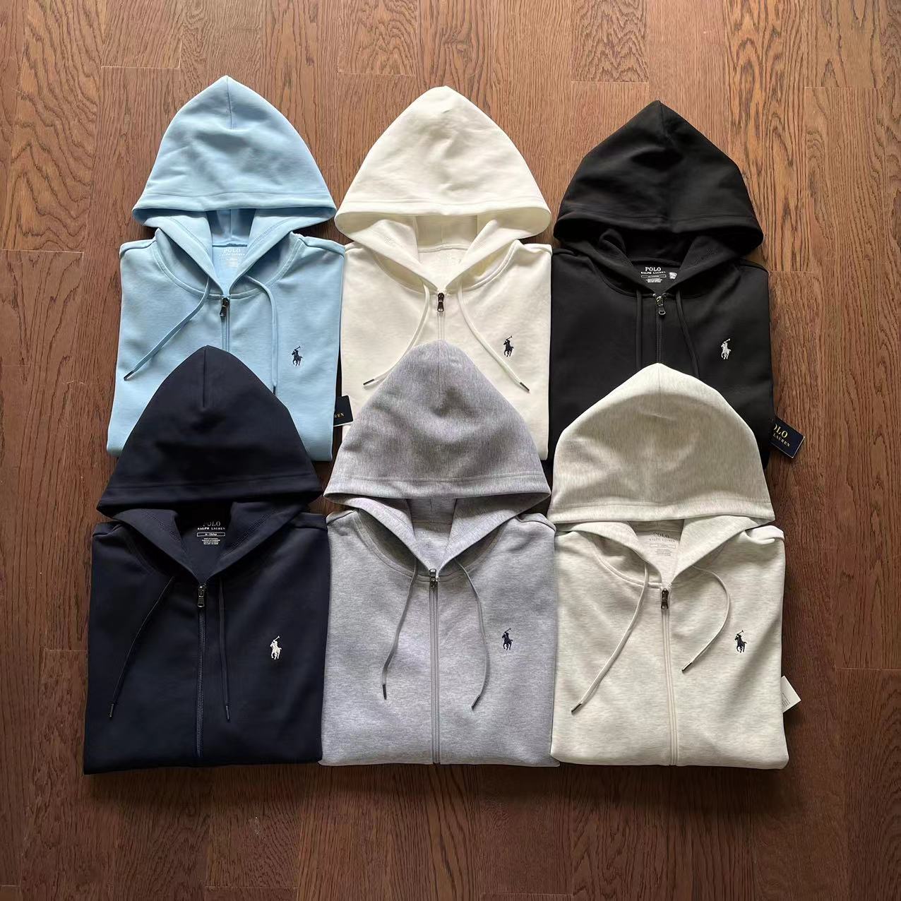 Nouveau sweat à capuche zippé basique Ralph Lauren