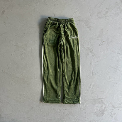 Pantalon en velours Corteiz vert