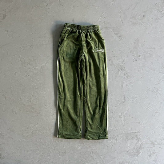 Pantalon en velours Corteiz vert
