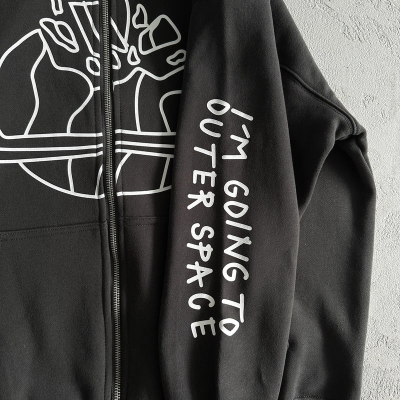 Broken Planet Outer Space Zip Up Hoodie