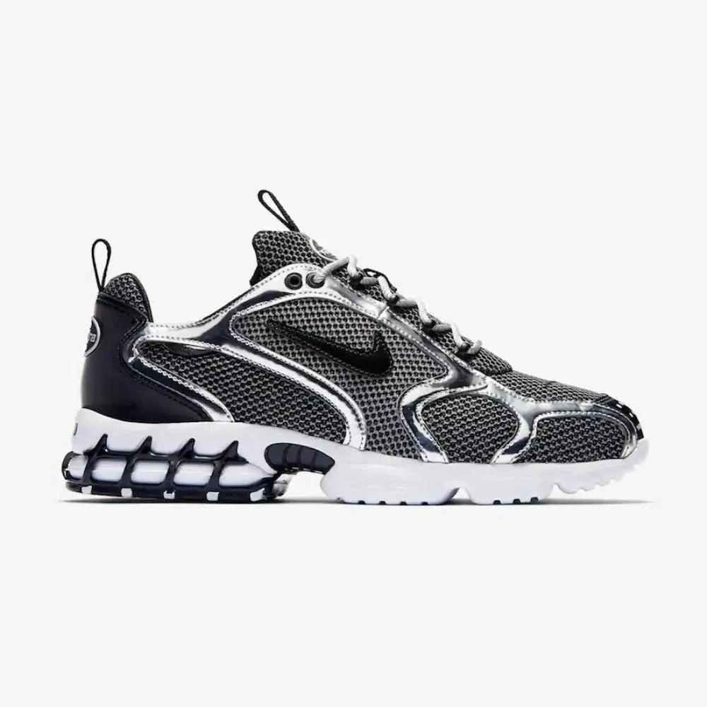 Nike x Stussy Air Zoom Spiridon Caged Platine