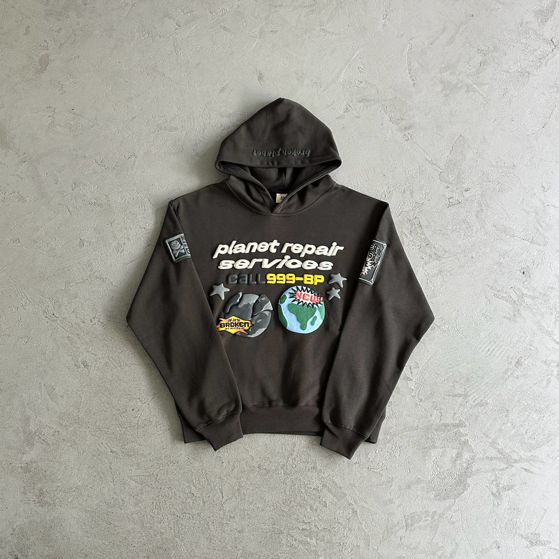 Broken Planet  Repair Services Hoodie