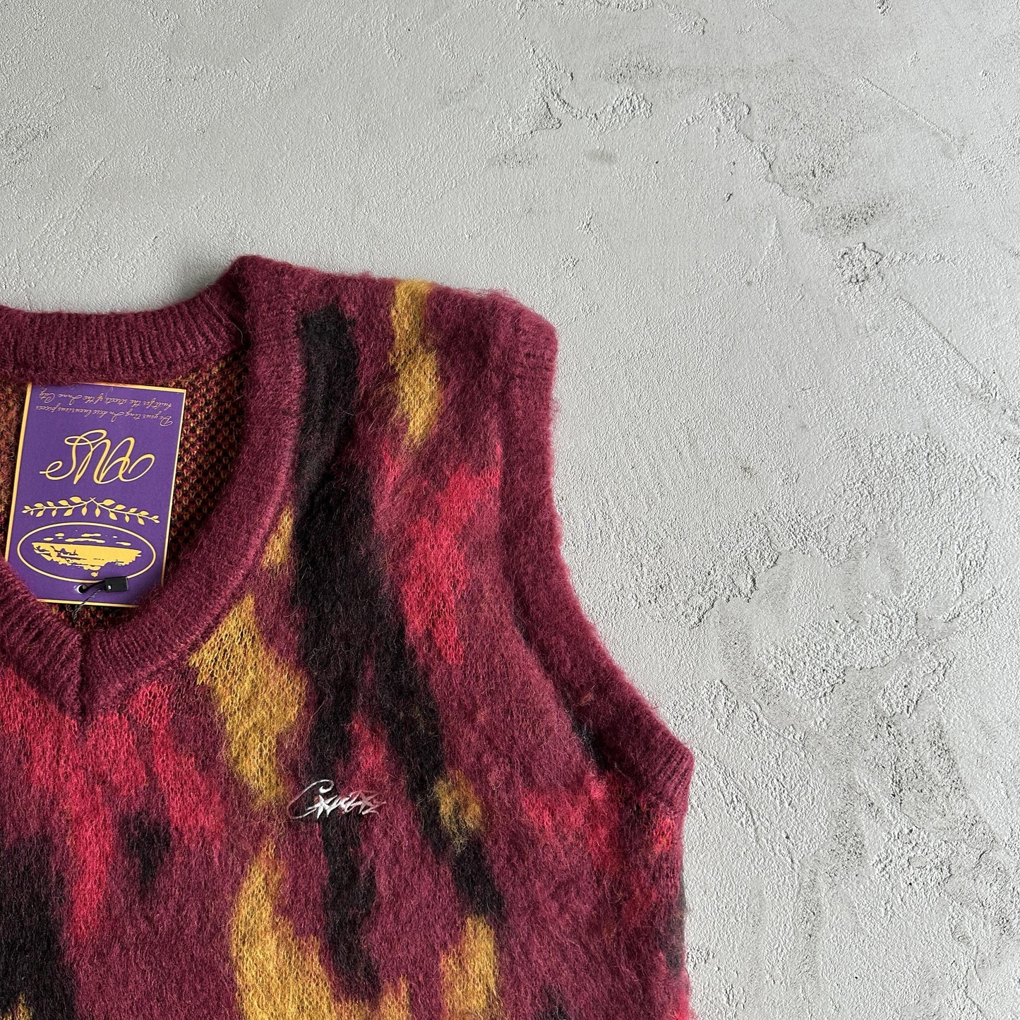 Gilet pull sans manches Corteiz Mohair