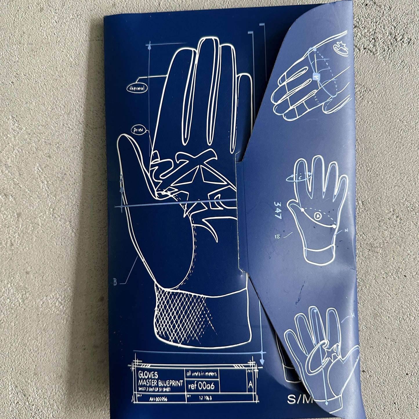 Gants en cuir Corteiz