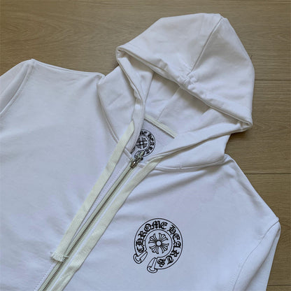 Sweat à capuche zippé Chrome Hearts