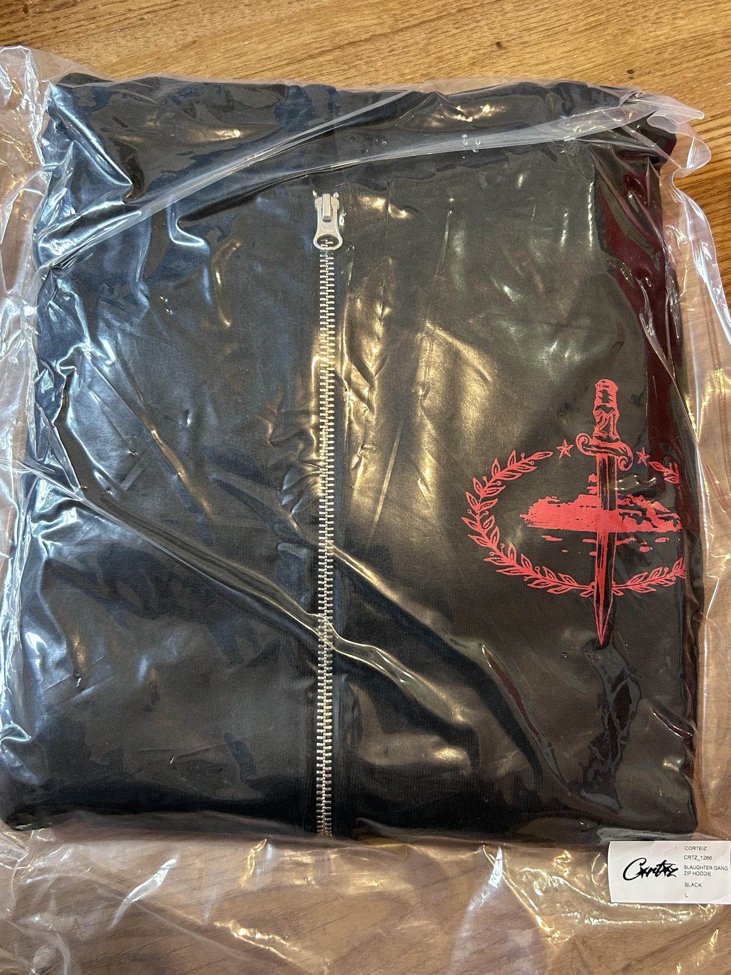 Sweat à capuche zippé Corteiz x Slaugther Gang