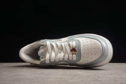 Bape Sta Cuir Verni Gris et Blanc