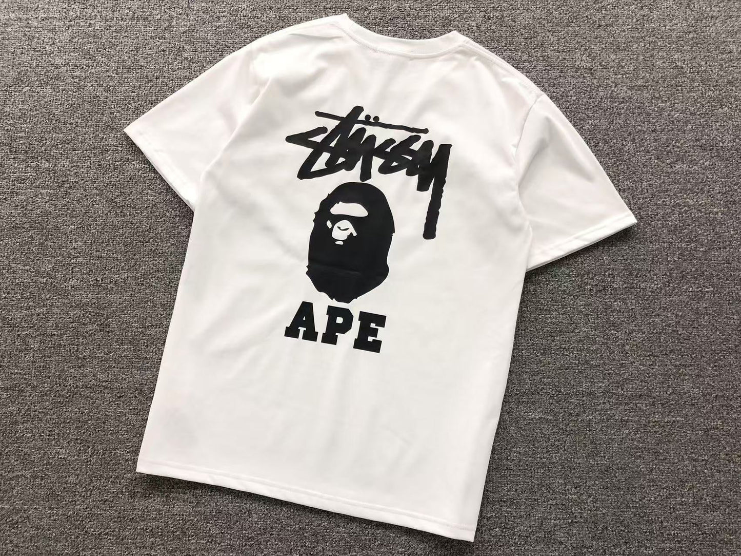 T-shirt Bape x Stussy