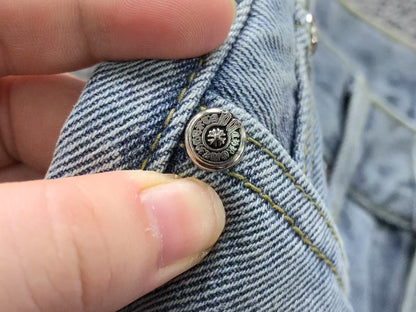 Shorts en jean Chrome Hearts