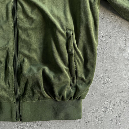 Ensemble de survêtement en velours Corteiz vert