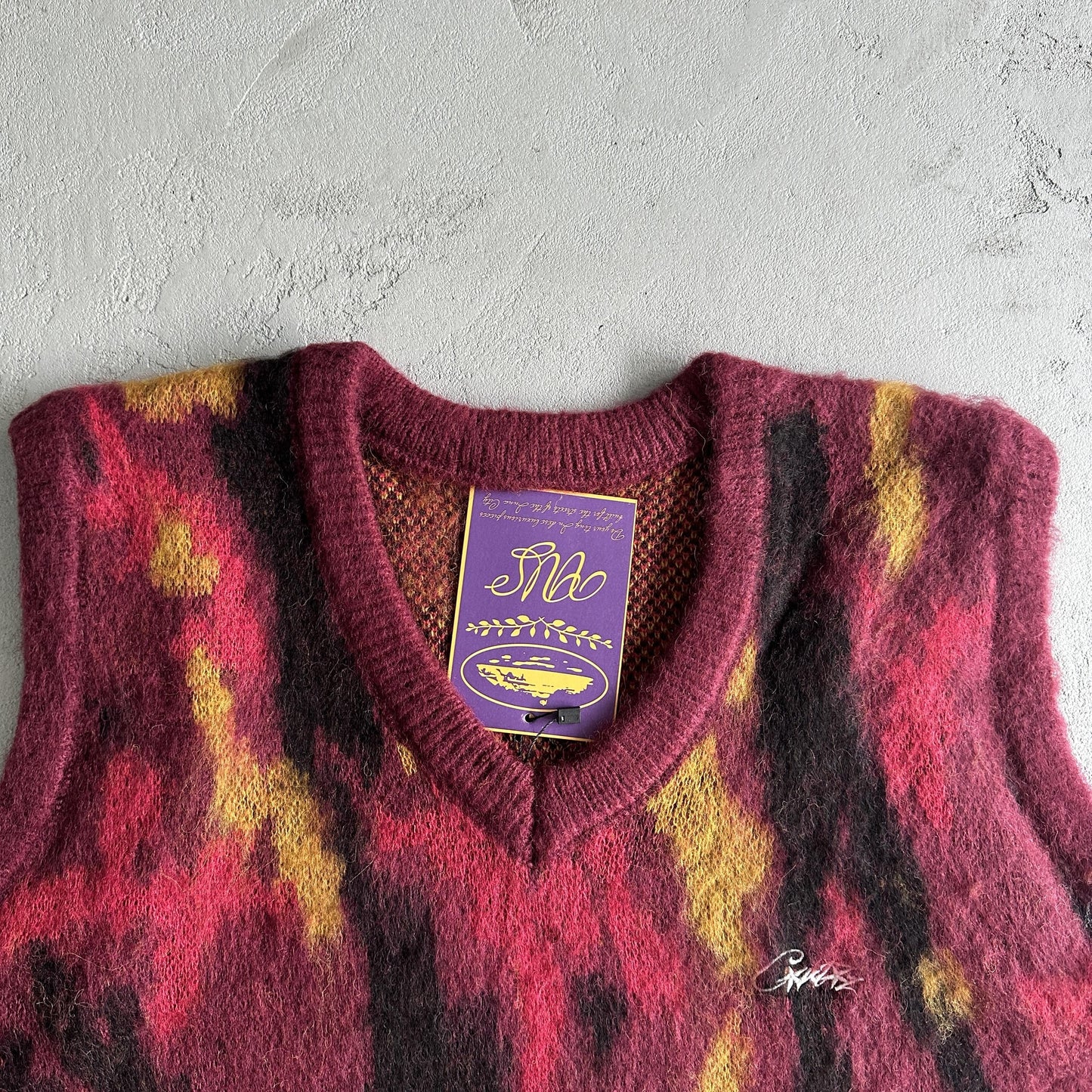 Gilet pull sans manches Corteiz Mohair