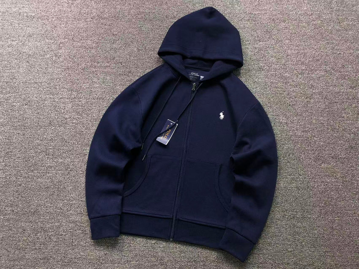 Felpa con cappuccio e zip basic Ralph Lauren